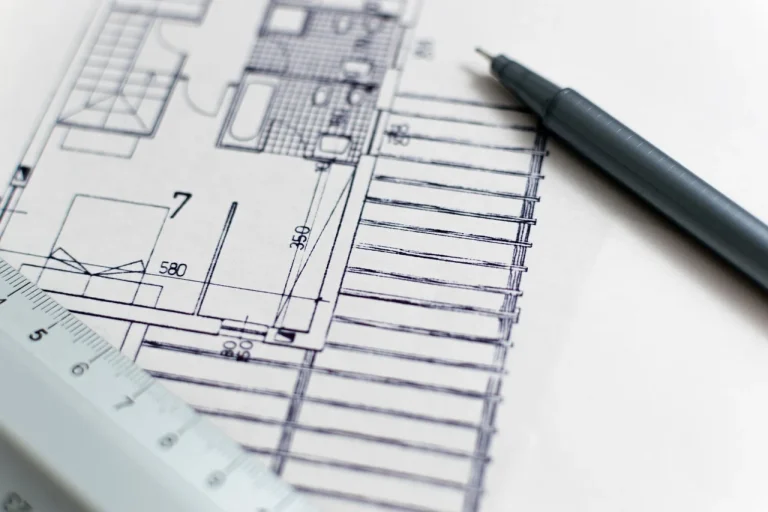Architect Planning Blueprint Design