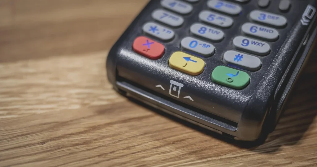 Cashier Counter Features Payment Terminal