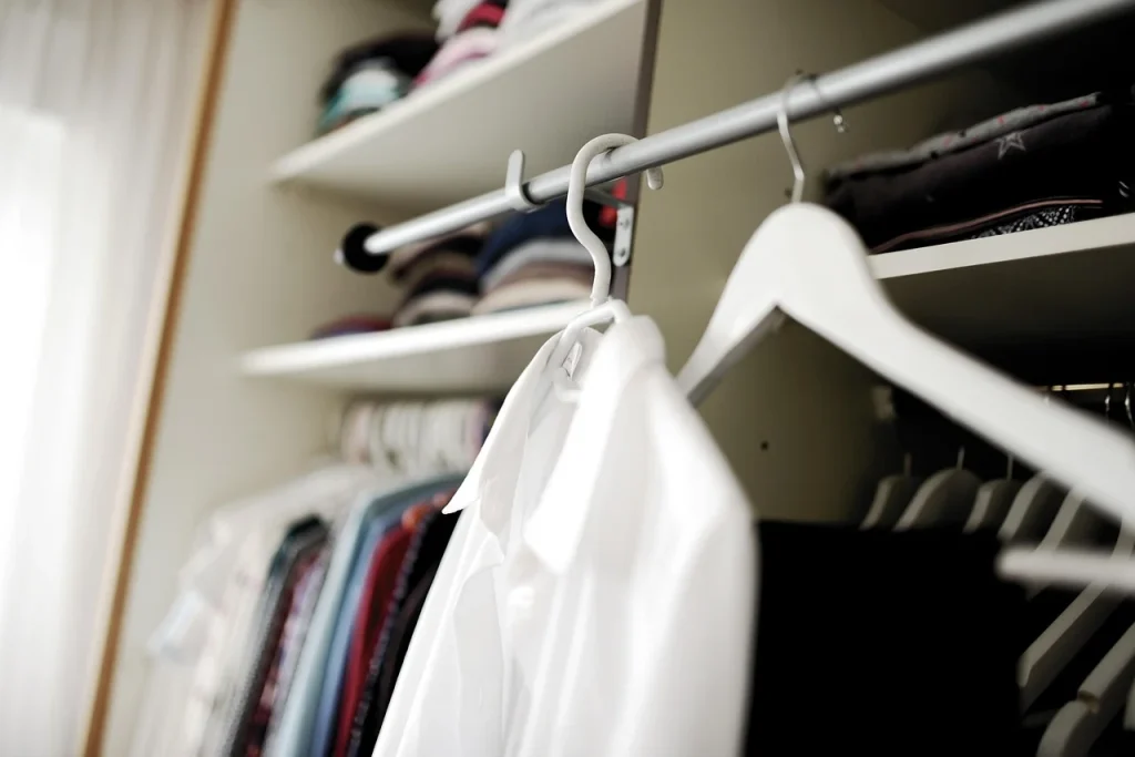 Clothes Rack Messy Room Organized Closet
