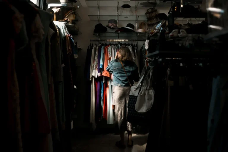 Clothing Rack Retail Store