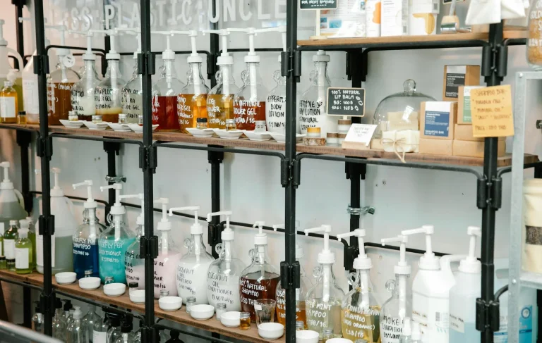 Corner Shelf Retail Display