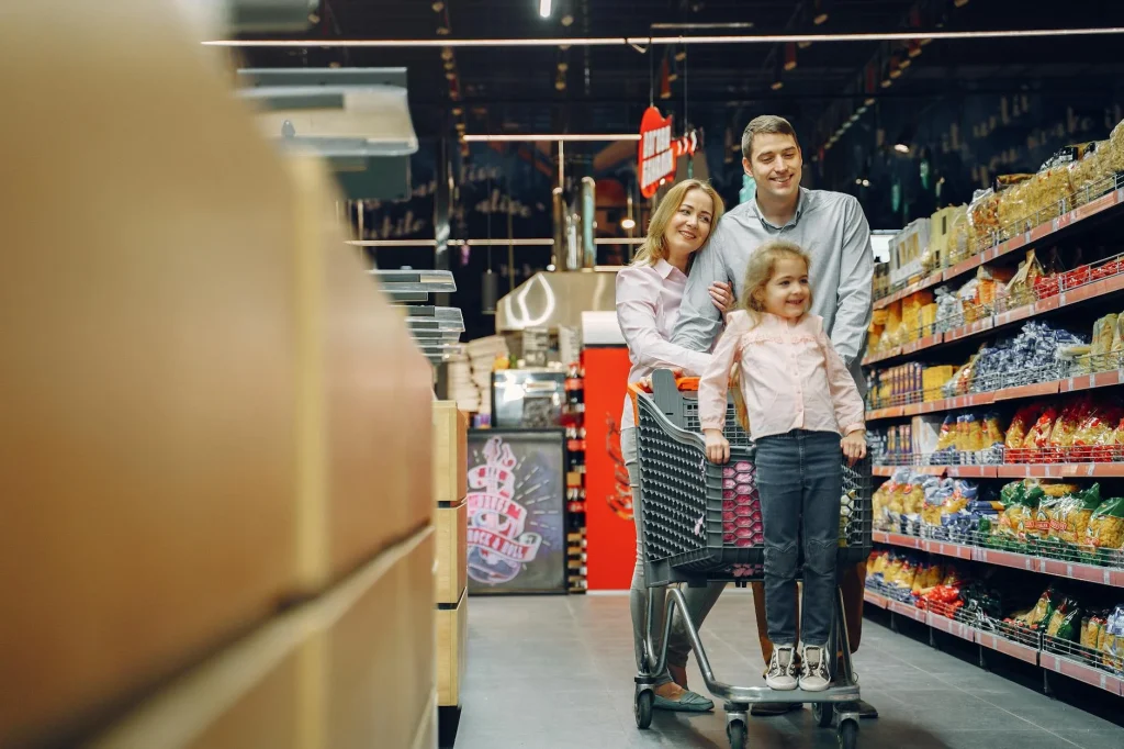Gondola Rack Supermarket Aisle