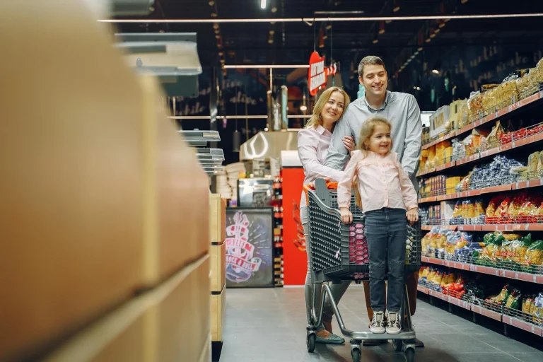 Gondola Rack Supermarket Aisle
