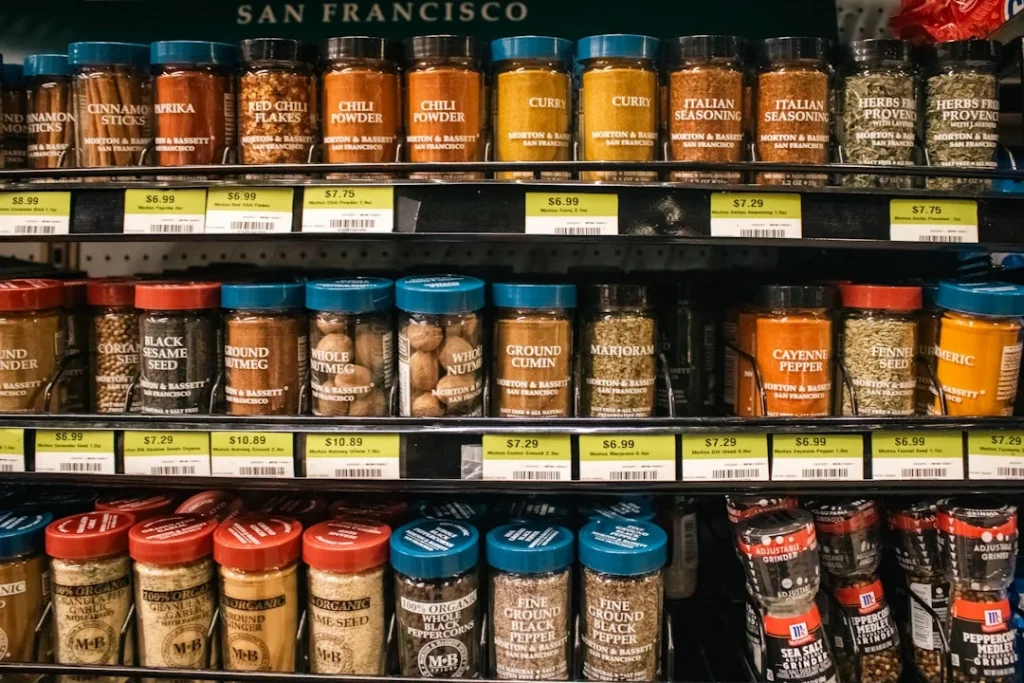 Kitchen Organization Spice Jars