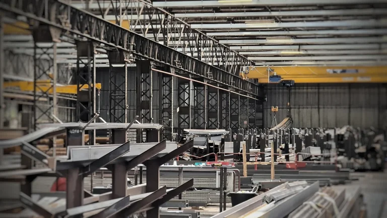 Metal Frame Rack Structure Steel Beams