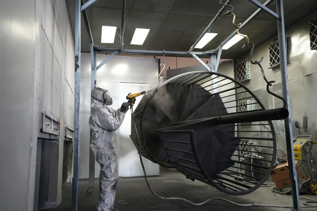 Metal Rack Powder Coating Process