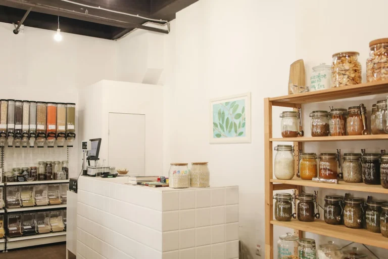 Minimalist Store Clean Shelves