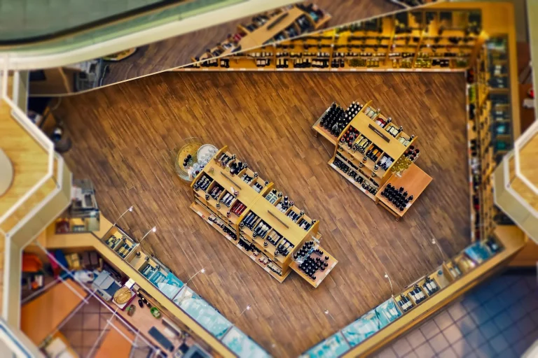 Minimarket Corner Store Layout