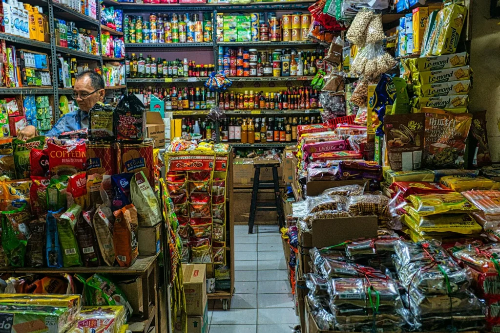 Minimarket Interior Retail Store Product Display