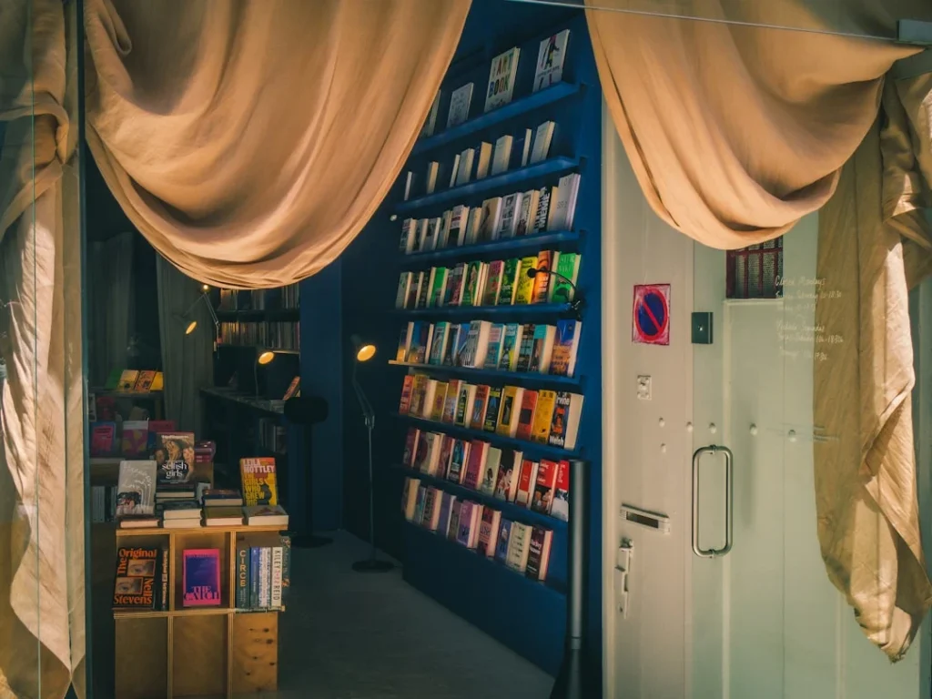 Minimarket Shelves Store Interior