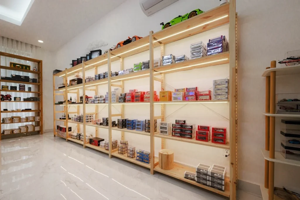 Neat Shelves Organized Products