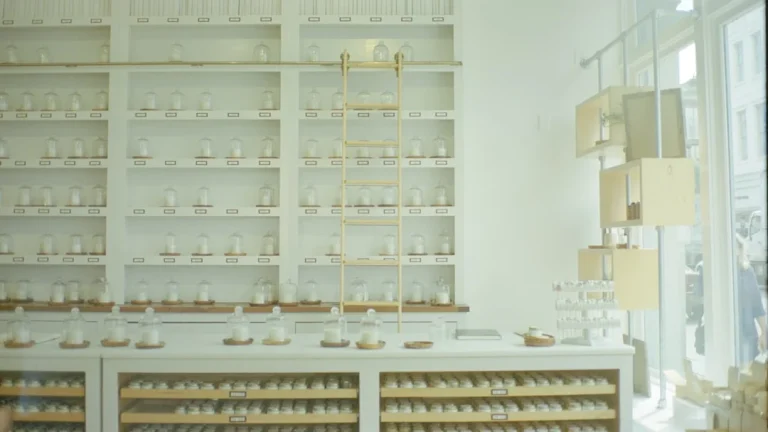 Neutral Shelves Modern Racks Shop Display
