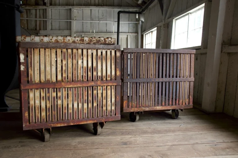 Organized Warehouse Wooden Racks Efficient Storage