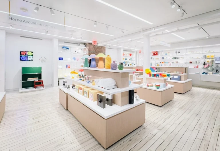 Retail Shelves Store Interior