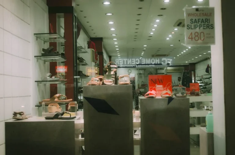Retail Store Empty Shelves