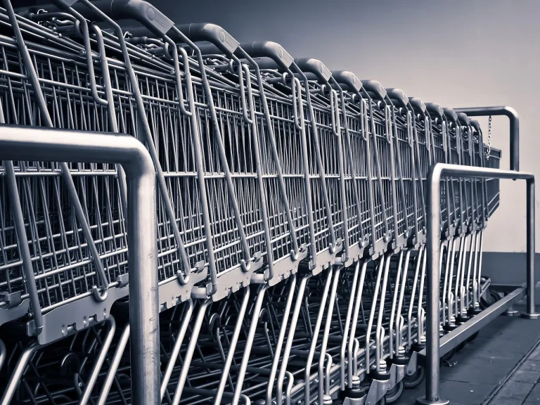 Retail Store Product Shelves