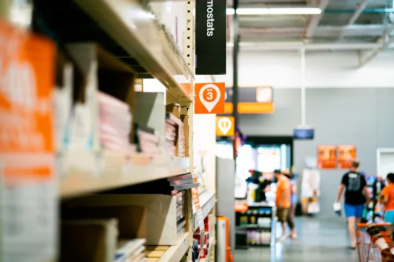 Retail Store Shelving Supermarket Aisle
