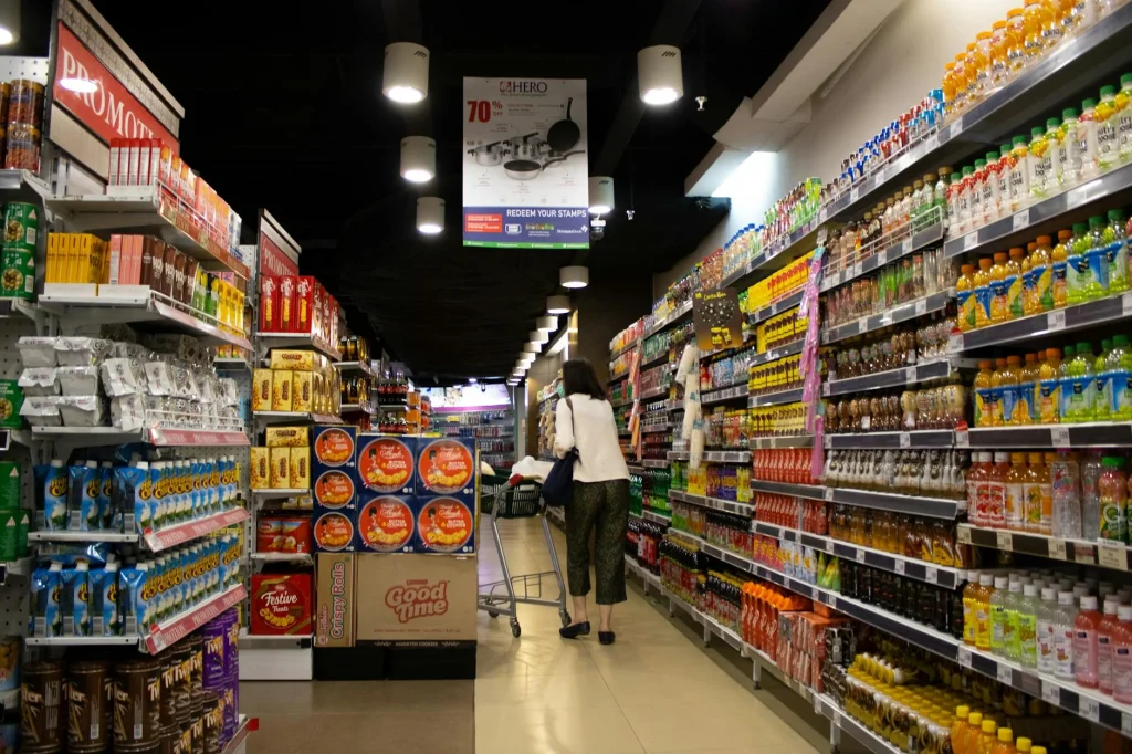 Retail Store Shopping Aisle