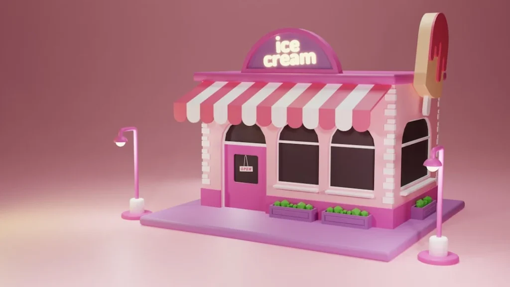 Shop Counter Product Display