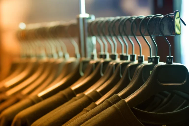 Shop Interior Clothing Store Hanger Rack