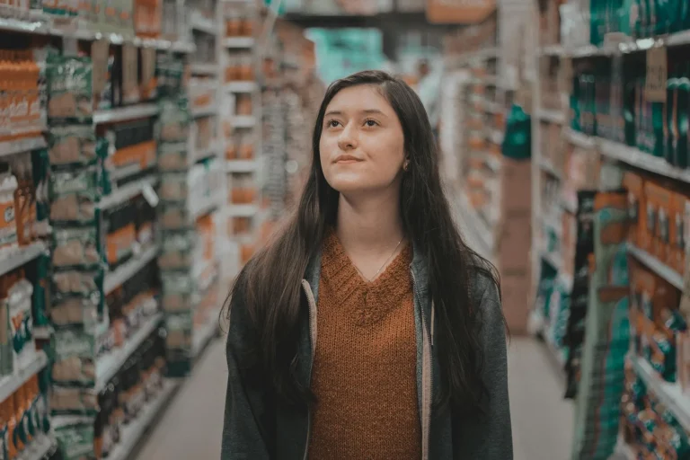 Shop Shelves Supermarket Aisle