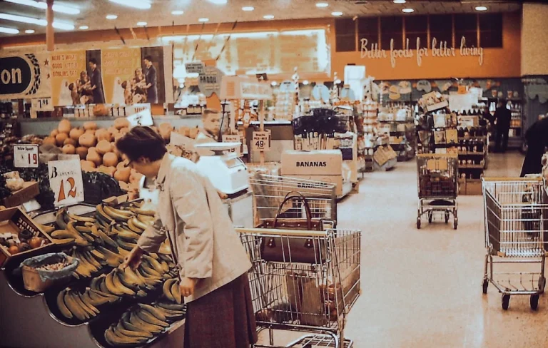 Shopping Cart Customer Buying Cash Register