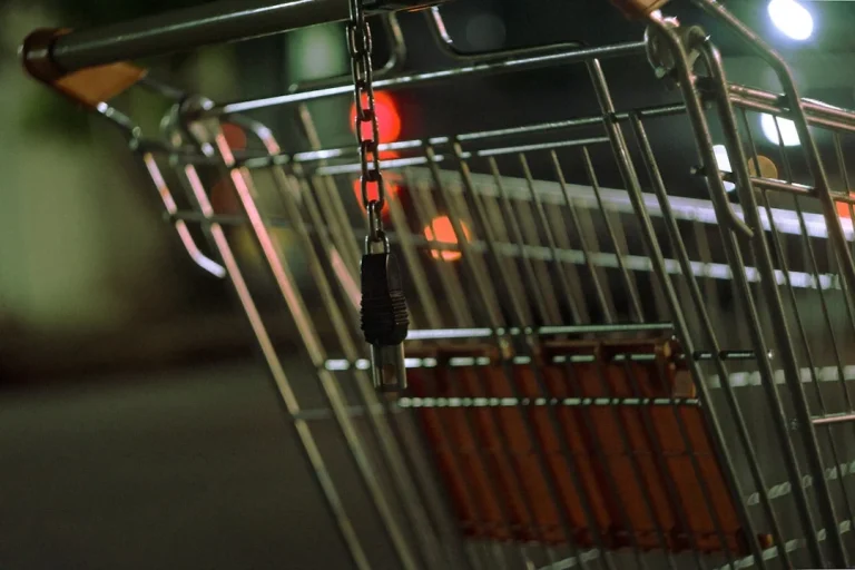 Shopping Cart Empty Shelves