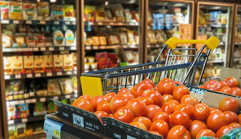 Shopping Path Supermarket Aisle