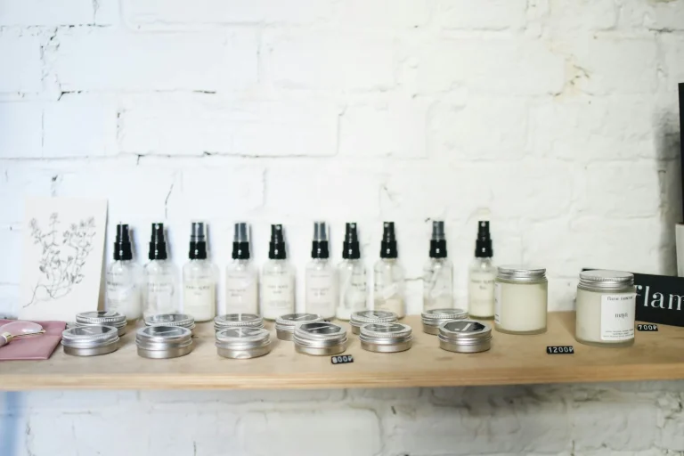 Skincare Shelves Retail Display