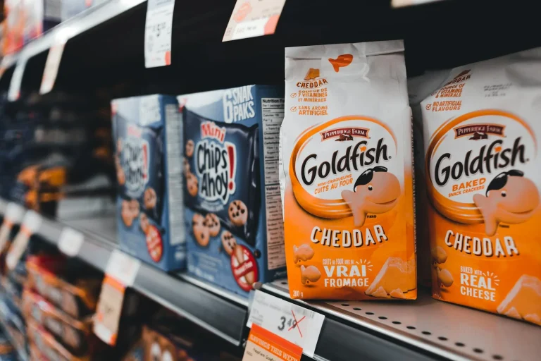 Snack Display Store Shelf