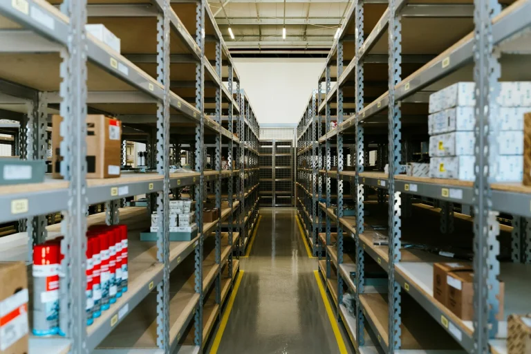 Storage Rack Organized Space