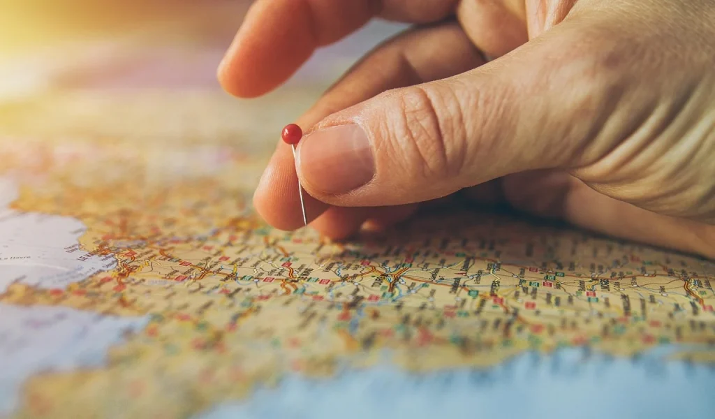 Store Location Map Pin Shopping Cart
