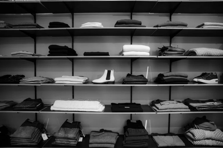Store Shelf Empty Rack