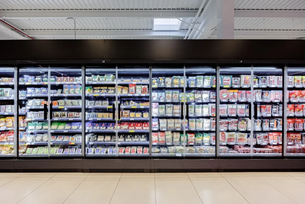 Store Shelves Supermarket Interior