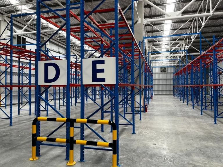 Warehouse Shelves Used Storage