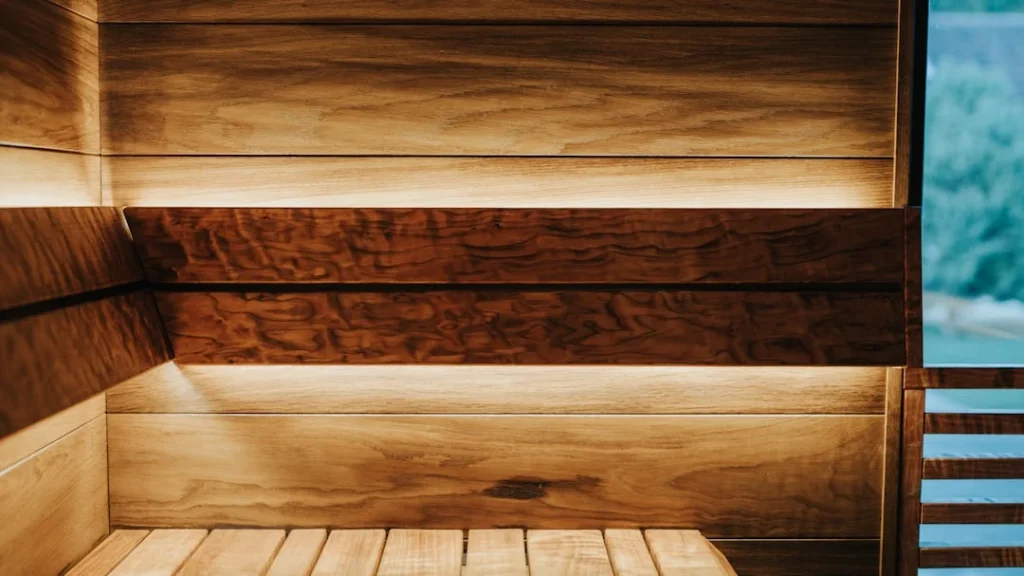 Wooden Rack Shop Interior Natural Wood
