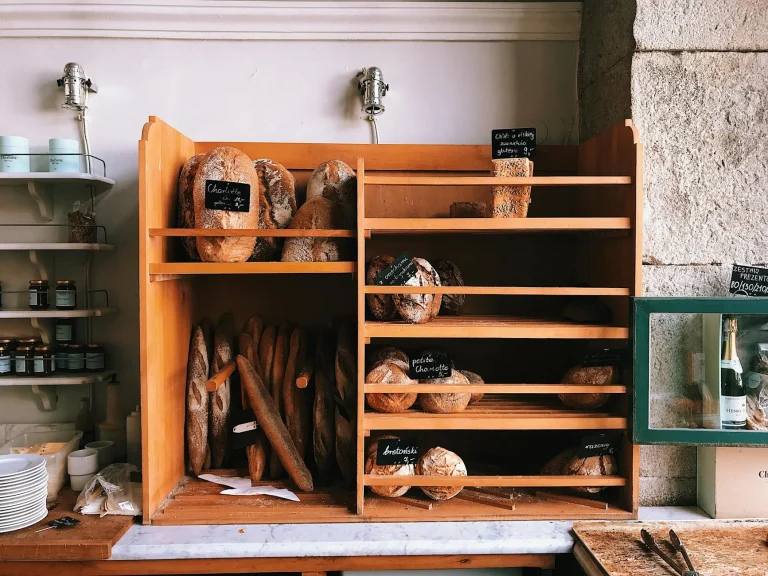 Wooden Shelf Natural Wood Rack